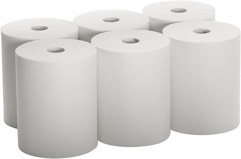 White Paper Towels 10" Roll 6 Rolls N7180