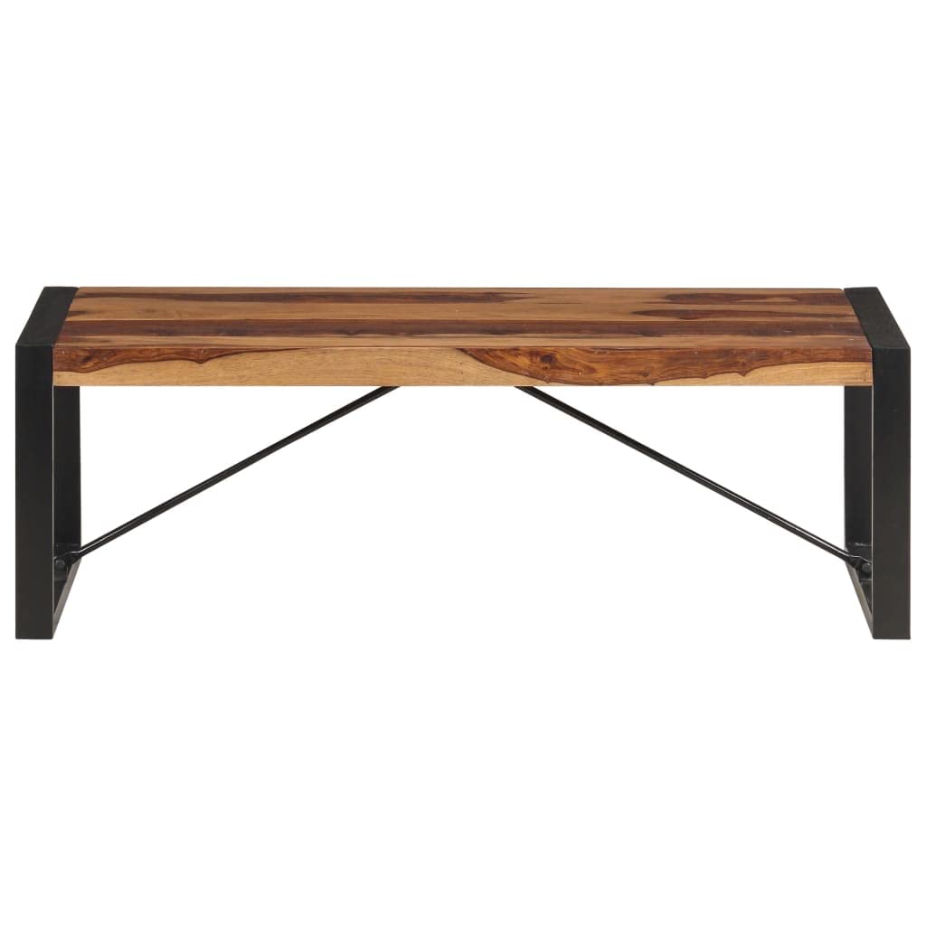 Industrial Rectangle Coffee Table 47.2"x23.6"x15.7" Solid Sheesham Wood L54320