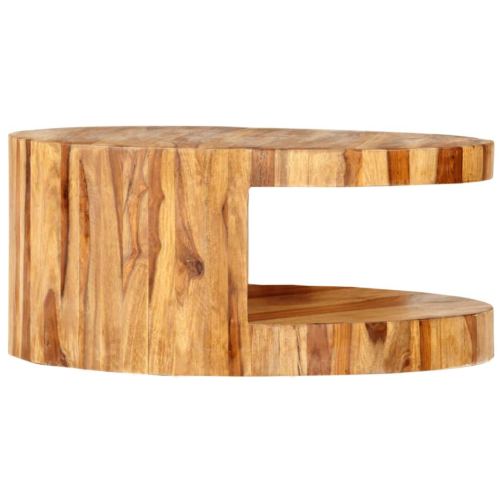 Natural Solid Sheesham Wood Coffee Table F699606