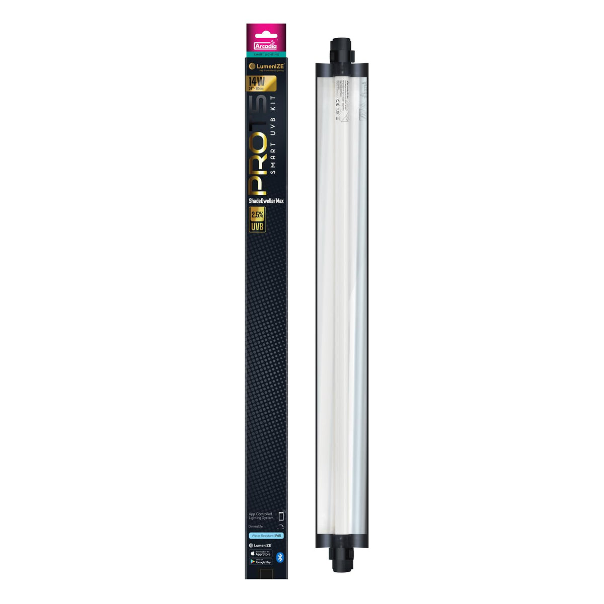 24" 14 Watts 2.5% UVB Reptile Light Fixture Kit K442409