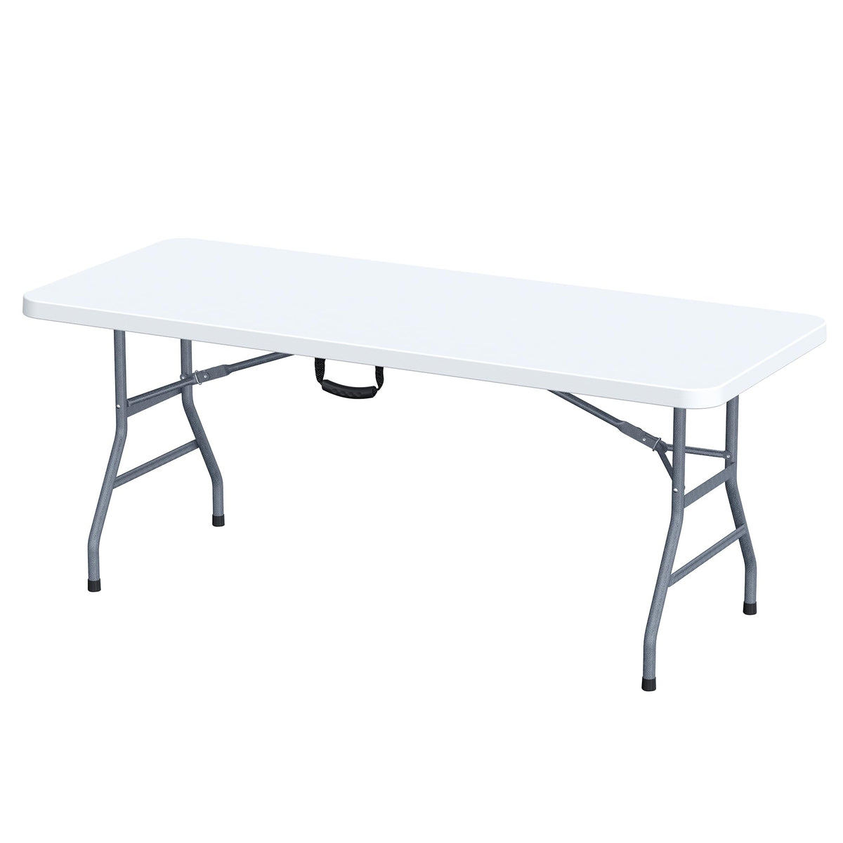White 6 Foot Folding Multipurpose Table F814
