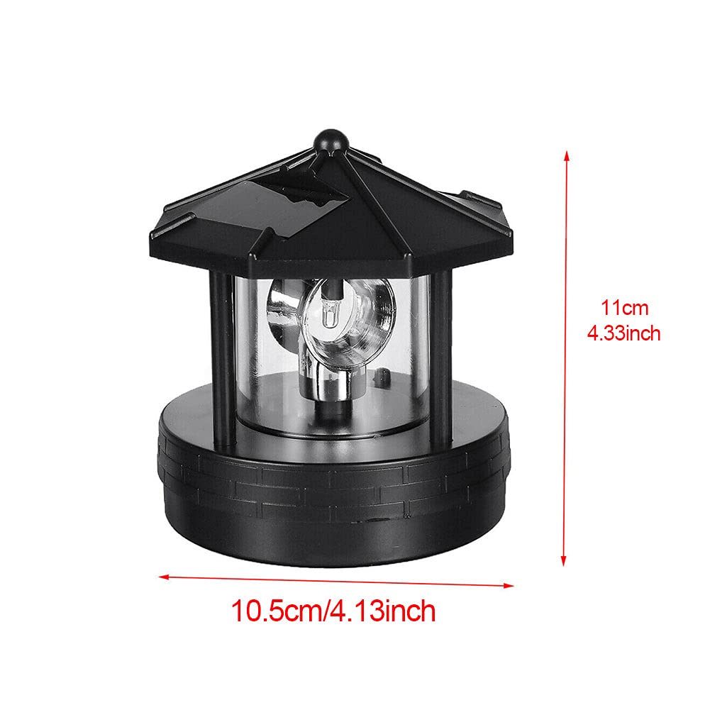 Solar Lighthouse Light with Rotating Beacon P12987