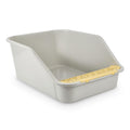 High Sides Open Top Cat Litter Box with Low Entry W29923