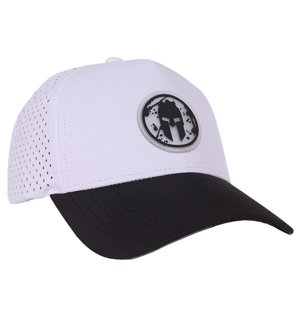 White/Black Trucker Hat B32249