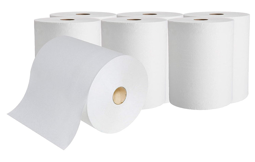 White Paper Towels 10" Roll 6 Rolls N7180
