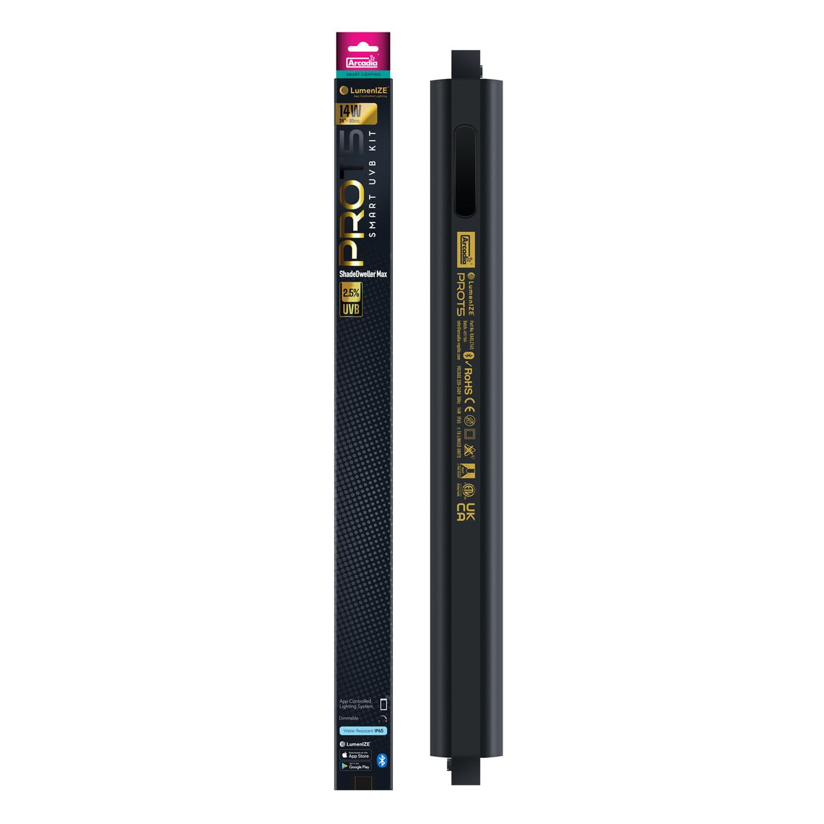 24" 14 Watts 2.5% UVB Reptile Light Fixture Kit K442409