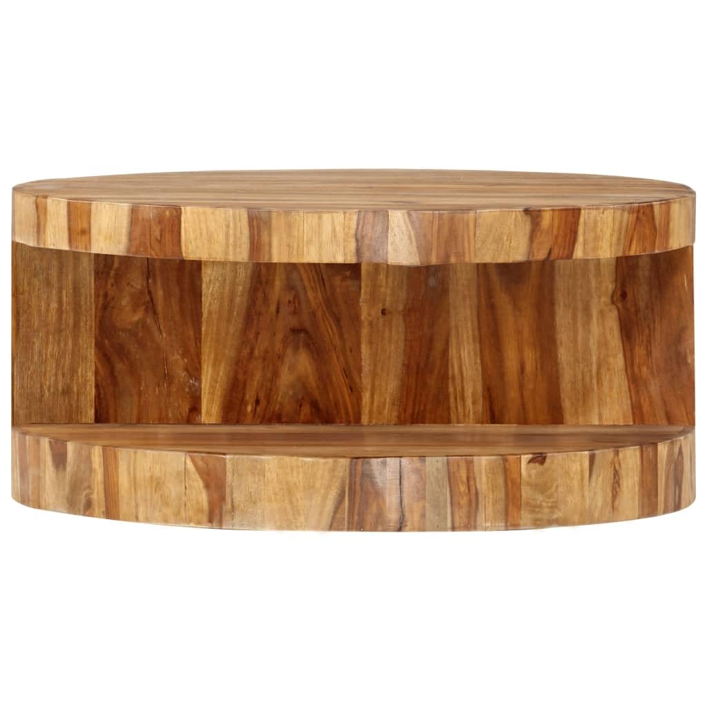 Natural Solid Sheesham Wood Coffee Table F699606