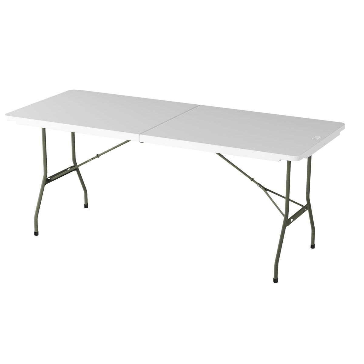 White 6ft Portable Folding Table M49079