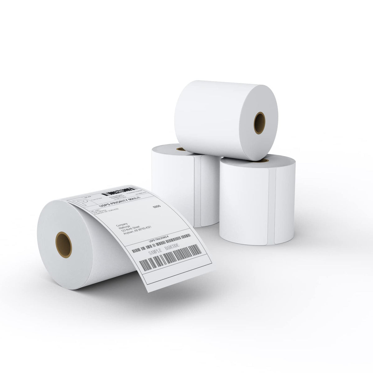 4x6 Direct Thermal Shipping Labels, 4 Rolls, 450 Labels/Roll S5664