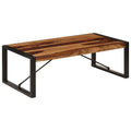 Industrial Rectangle Coffee Table 47.2"x23.6"x15.7" Solid Sheesham Wood L54320