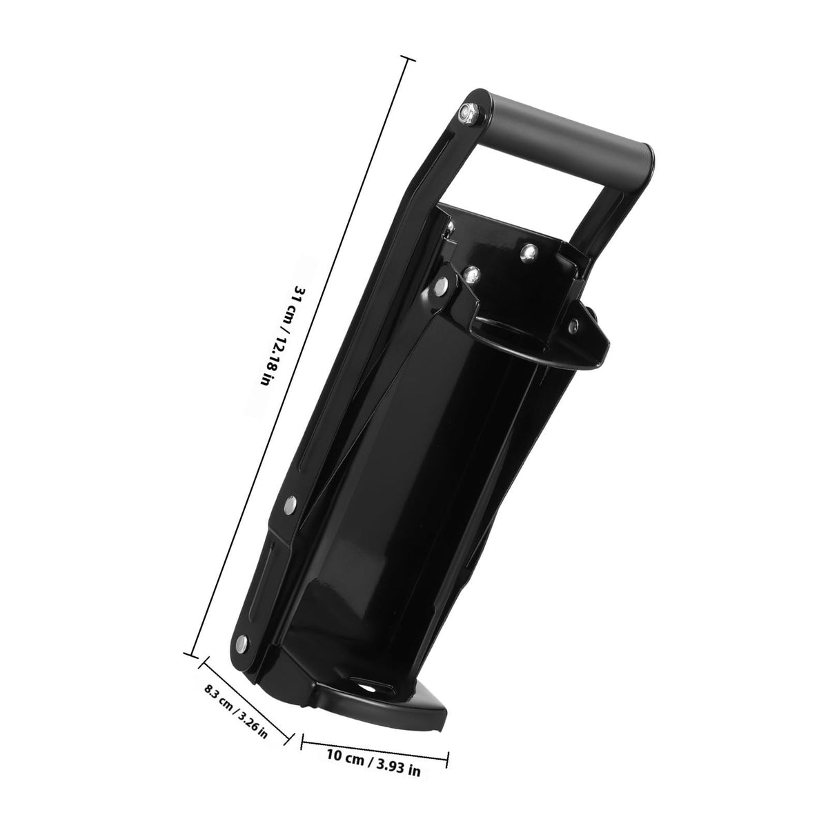 Wall Mounted Stainless Steel Can Crusher with Bottle Opener Q34075