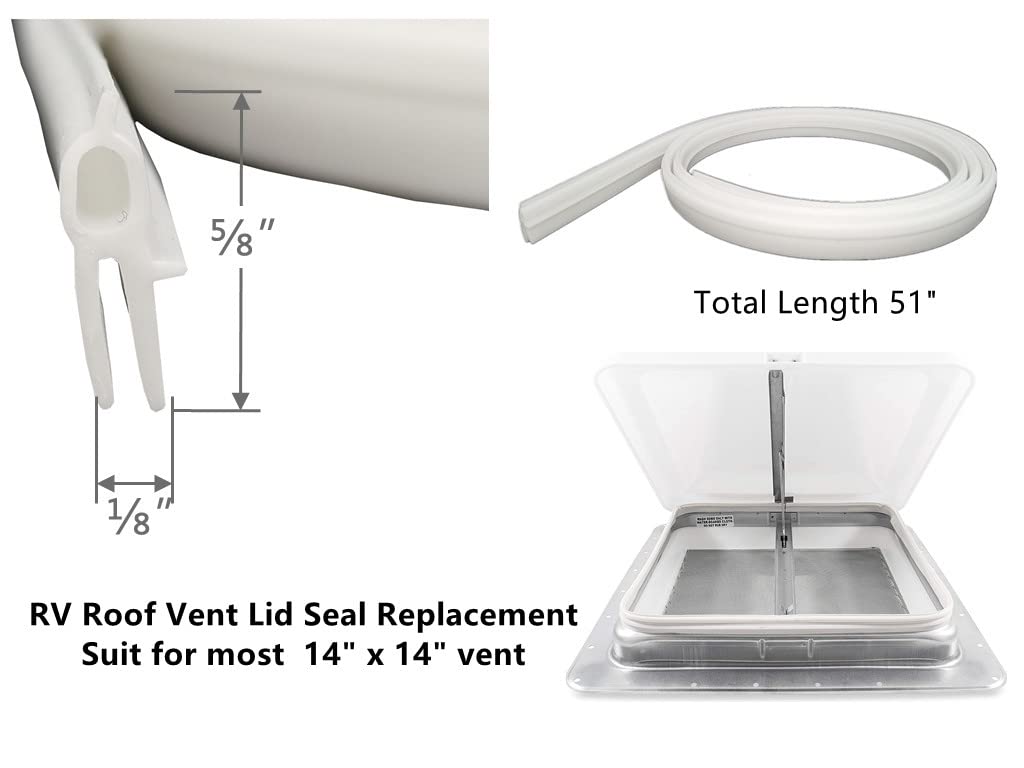 RV Roof Vent Seal 51" Replacement M401