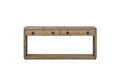 Oak Console Table with Drawers and Storage H966