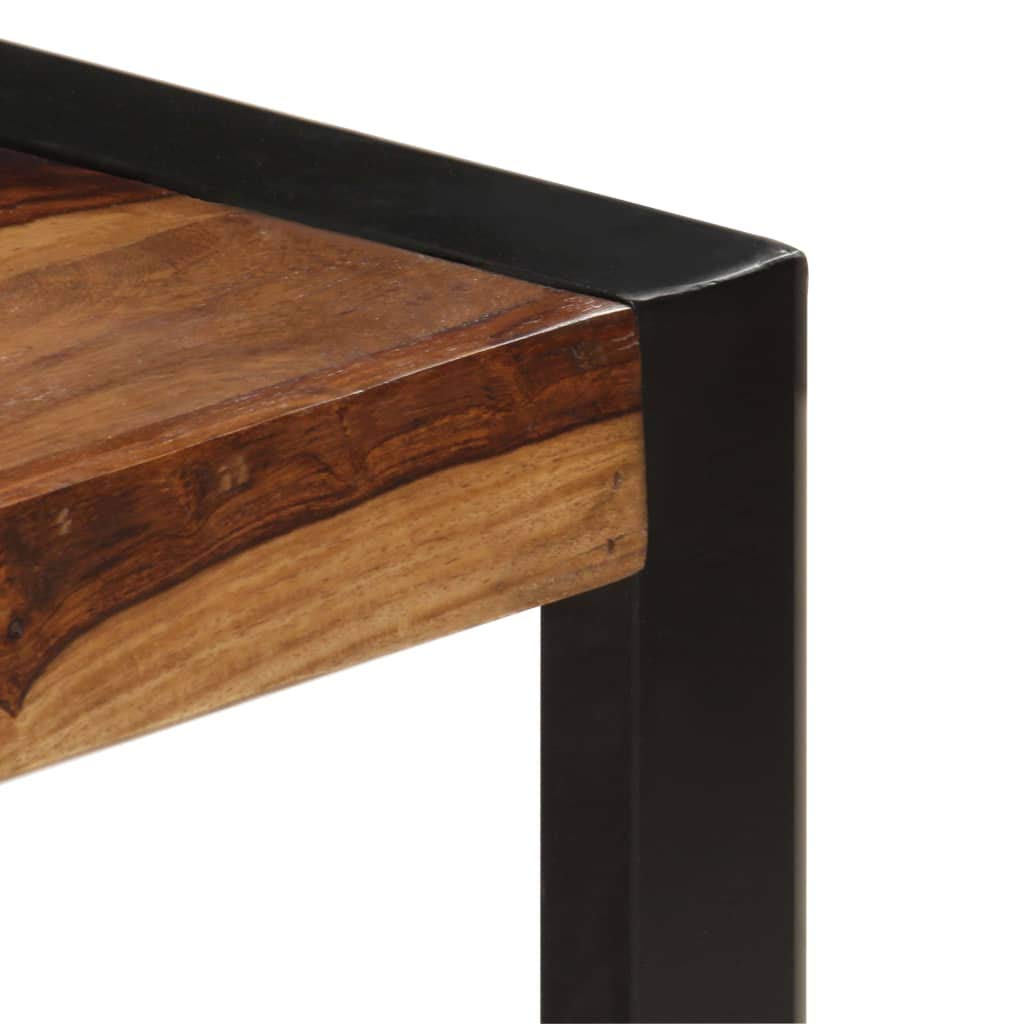 Industrial Rectangle Coffee Table 47.2"x23.6"x15.7" Solid Sheesham Wood L54320