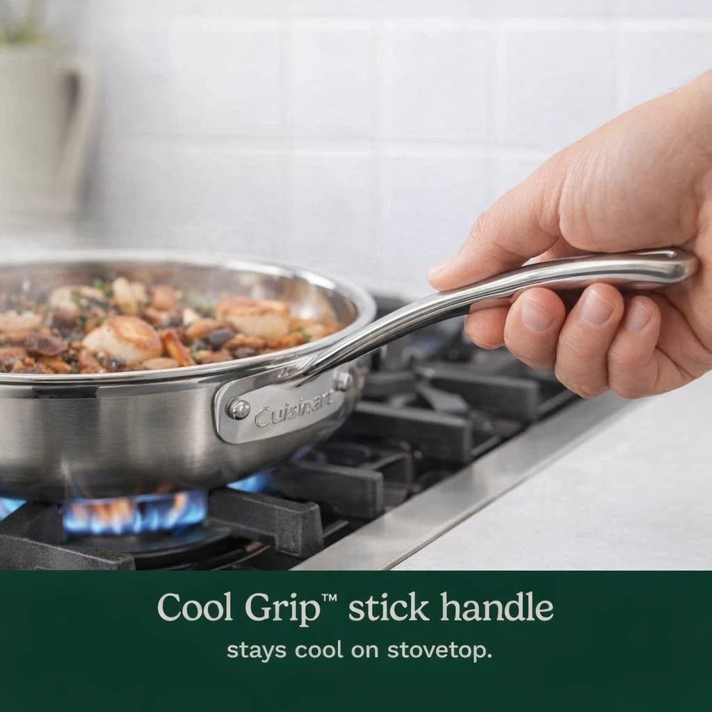 Stainless Steel 12 pc Induction Compatible Cookware Set W1589