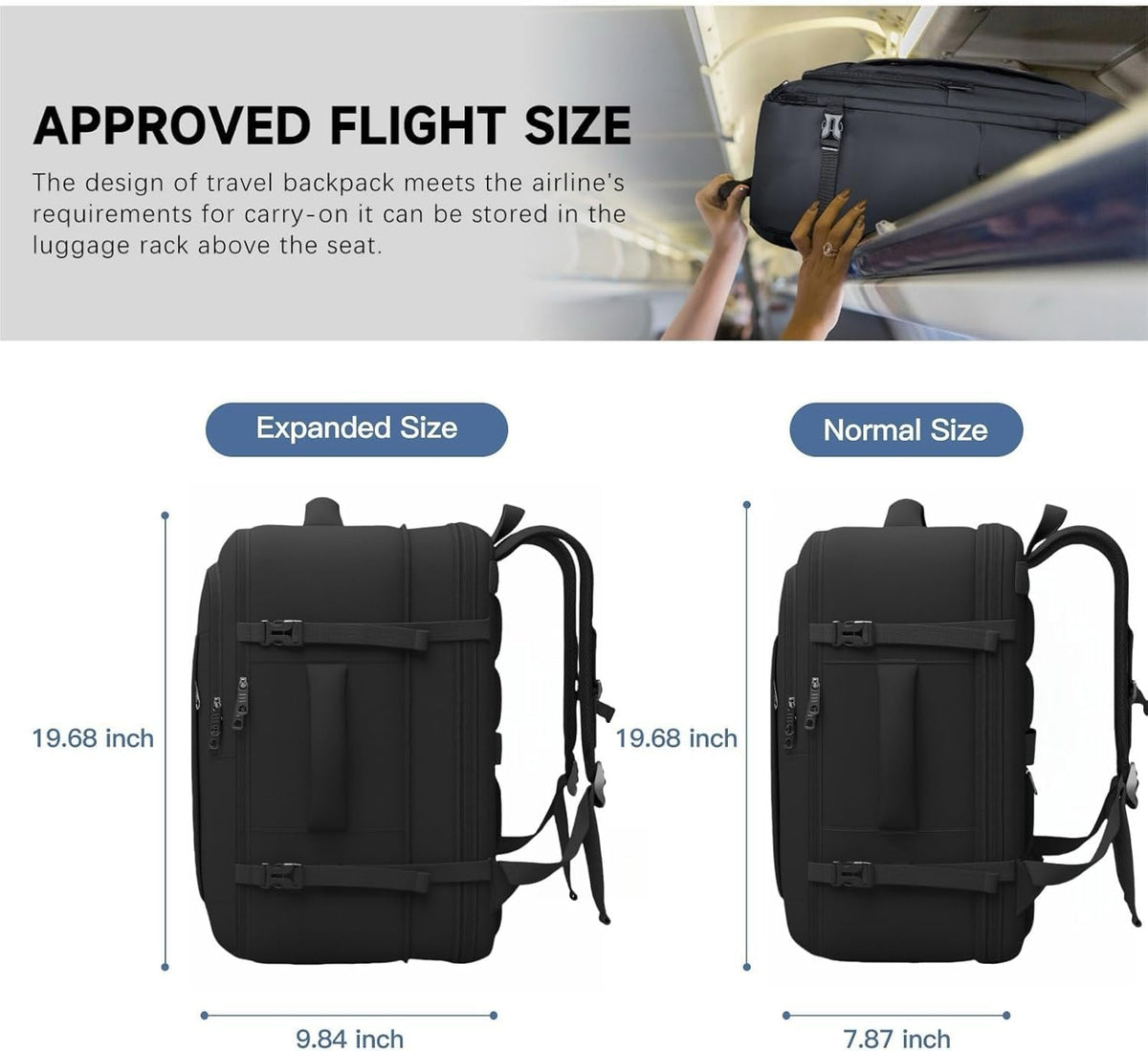 50L Travel Backpack V958