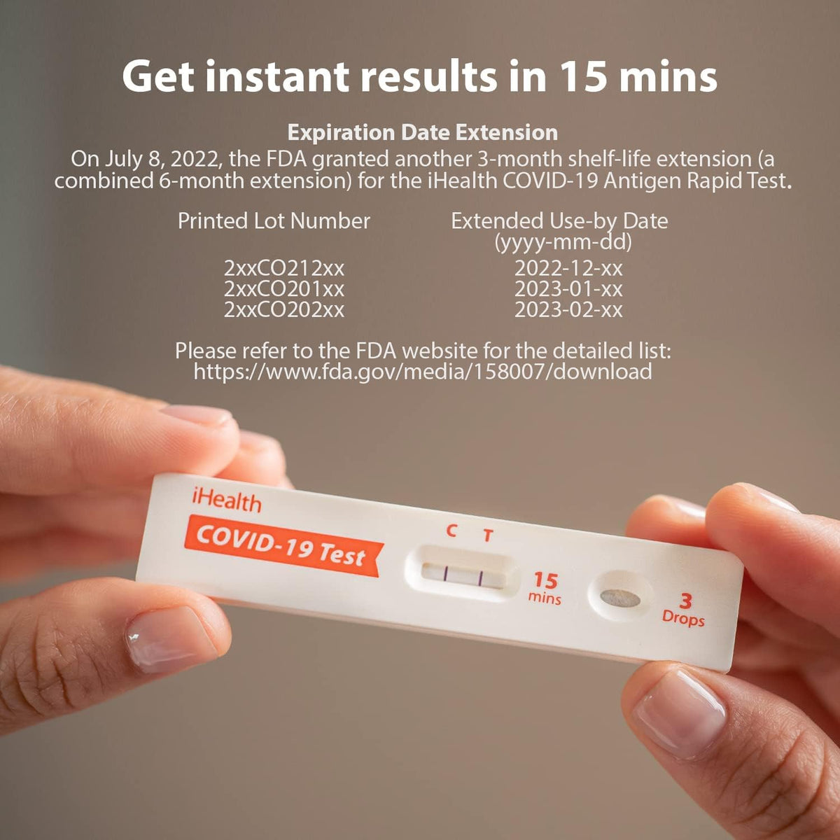 COVID-19 Antigen Rapid Home Test Kit 90 Packs P744464
