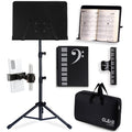 Black Metal Sheet Music Stand with Carrying Bag S3521