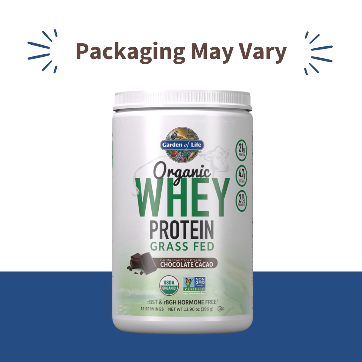 Organic Whey Protein Chocolate Grass Fed Protein Powder T2329