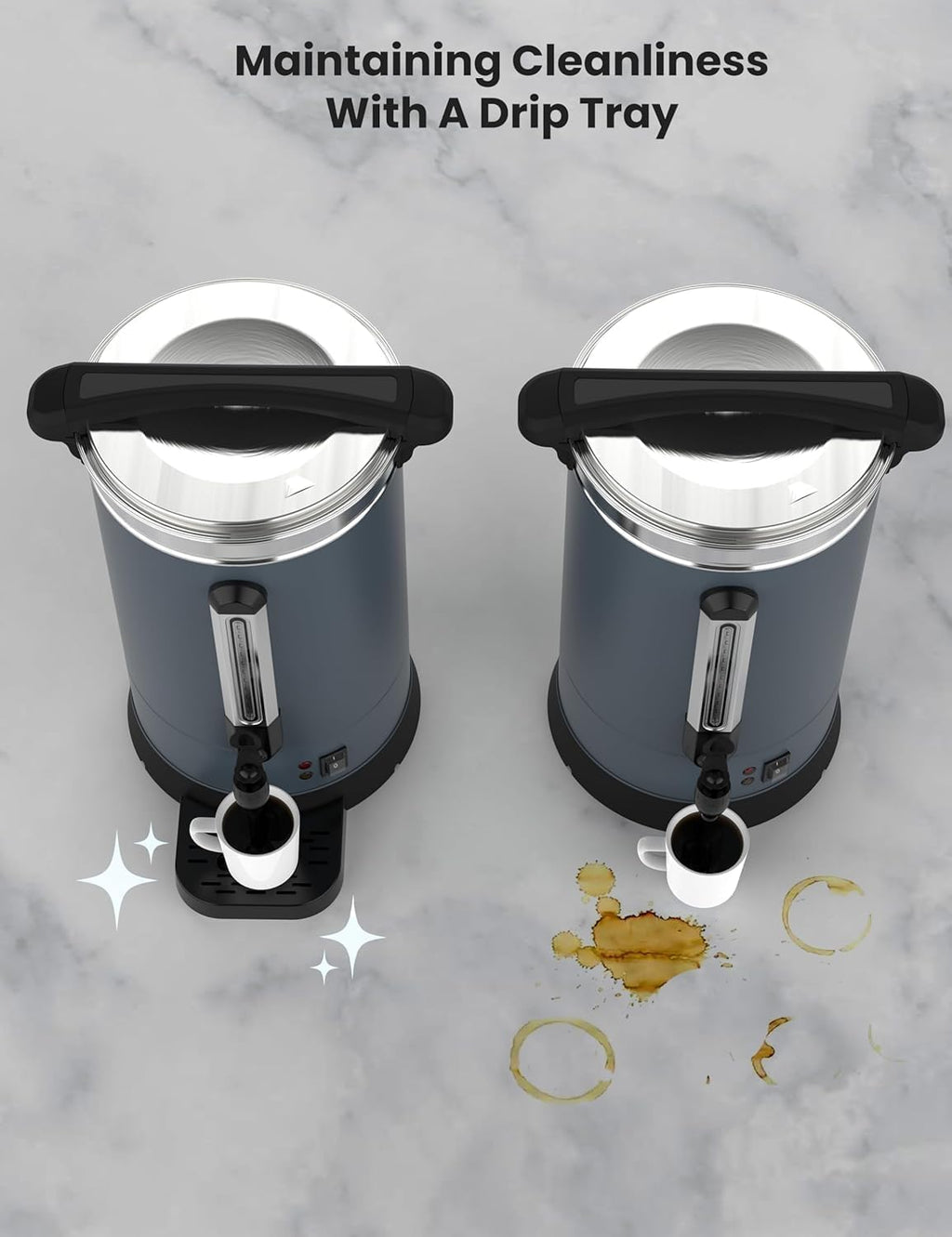 Commercial Coffee Urn 18L Stainless Steel Electric Coffee Maker M123