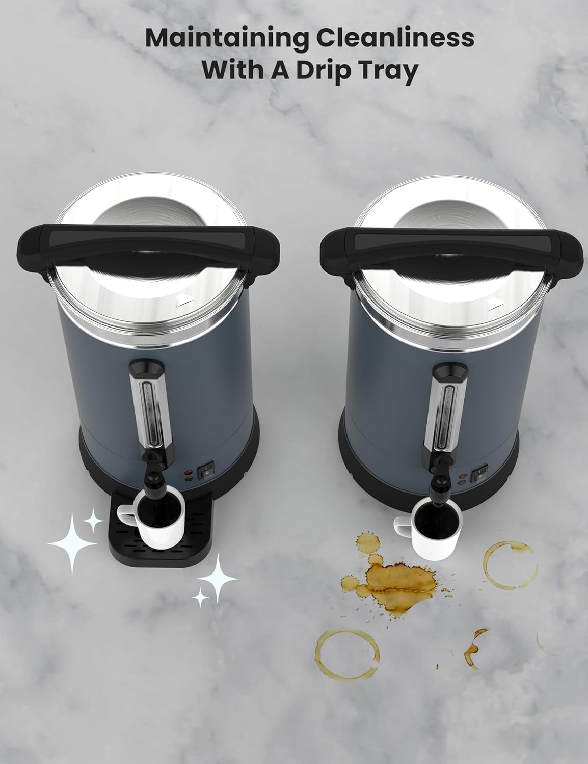 Commercial Coffee Urn 18L Stainless Steel Electric Coffee Maker M123