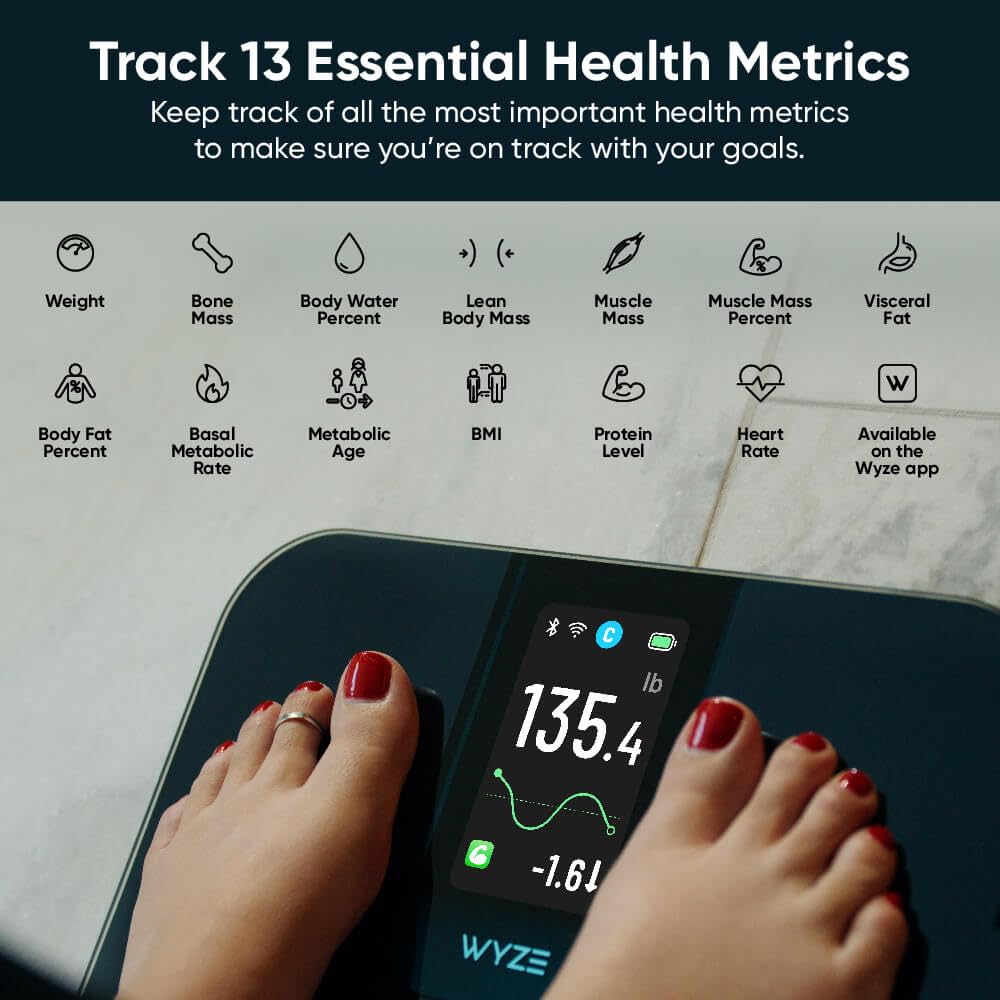 Smart Scale for Body Weight, BMI & Muscle Mass S32123