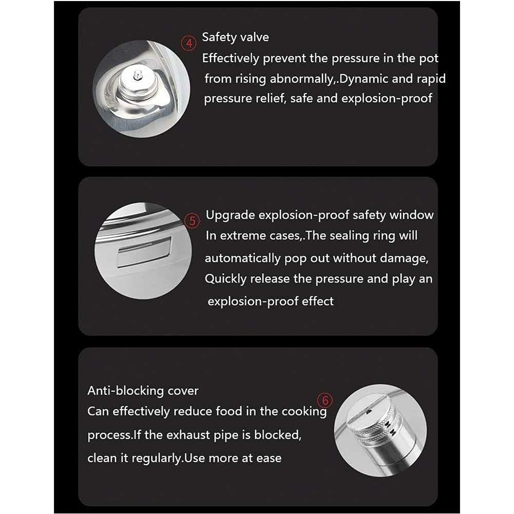 Stainless Steel 3L Pressure Cooker M2830