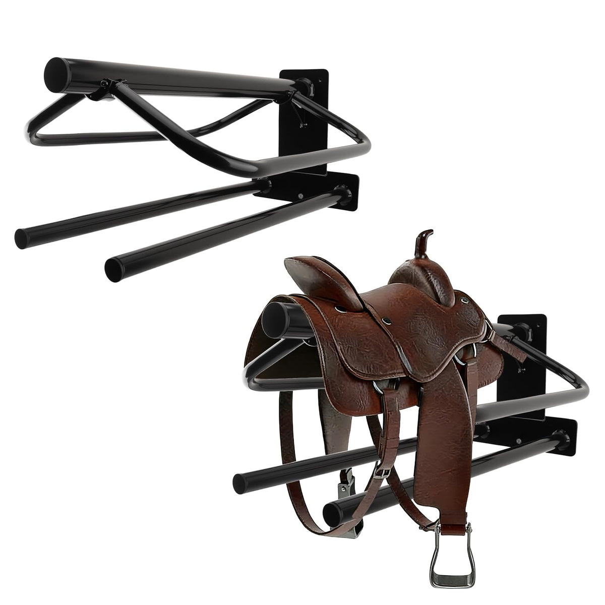2 Pack Wall Mounted Saddle Rack G34278