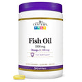 Fish Oil 1000mg Omega-3 Softgels 300 Count V99256