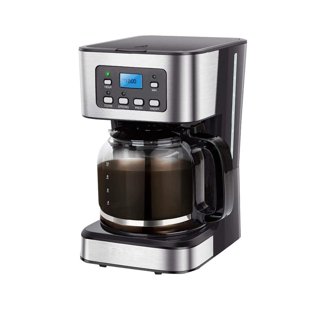 12 Cup Programmable Drip Coffee Maker with Glass Carafe G117