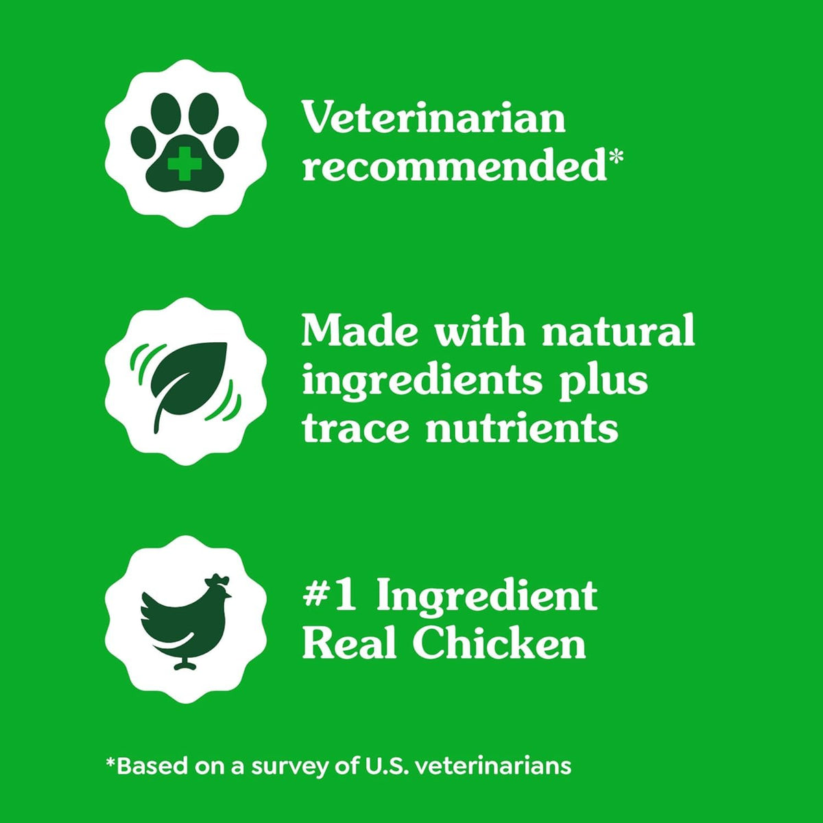 Chicken Flavor Capsule Treats for Dogs 15.8-Ounce 3 Pack Y240889