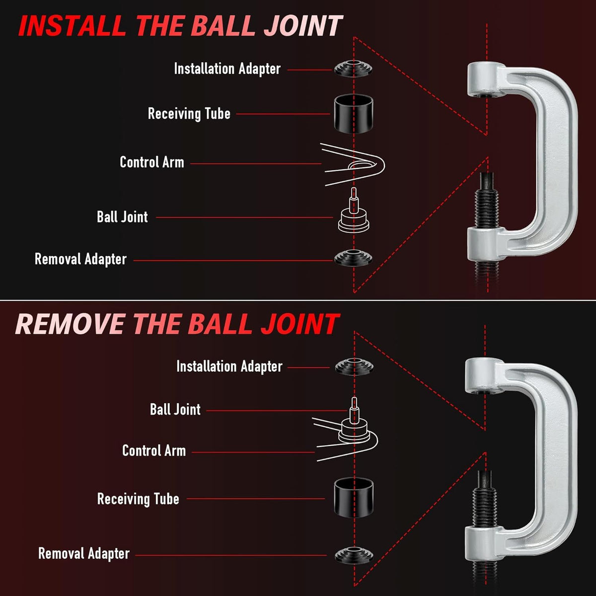 23PC Ball Joint Press Kit O7717