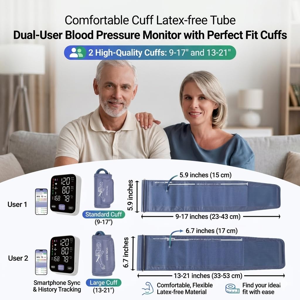 Upper Arm Blood Pressure Monitor with 21" XL Cuff F31004