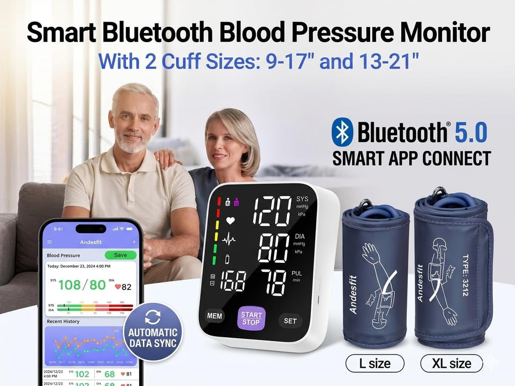 Upper Arm Blood Pressure Monitor with 21" XL Cuff F31004