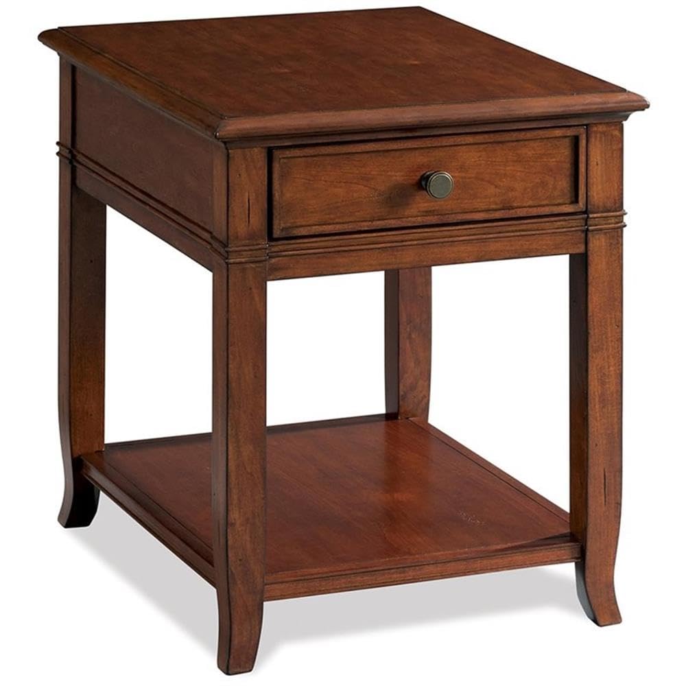 Wood One Drawer End Table T812691