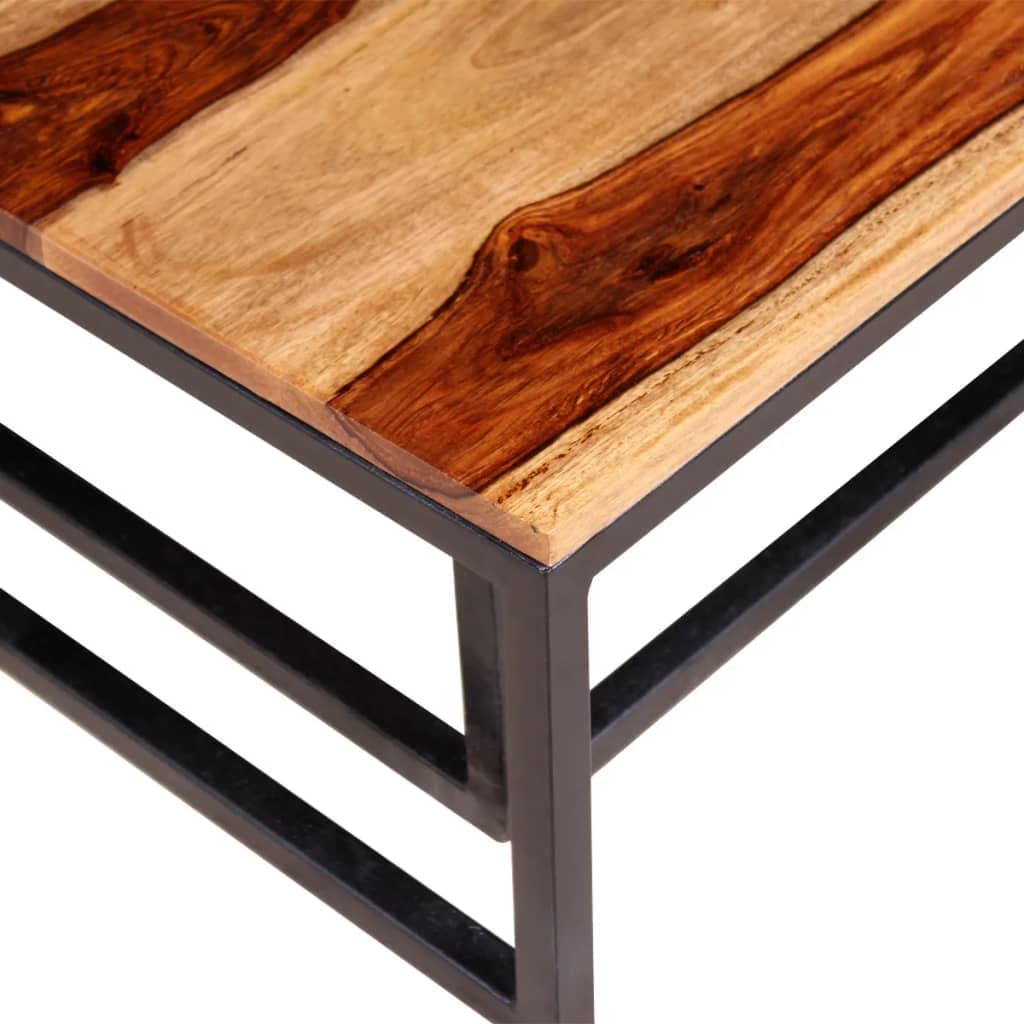 Two Piece Nesting Coffee Table Set Solid Sheesham Wood J976
