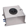 5 Gallon Aluminum Polished Fuel Cell with Cap D7995