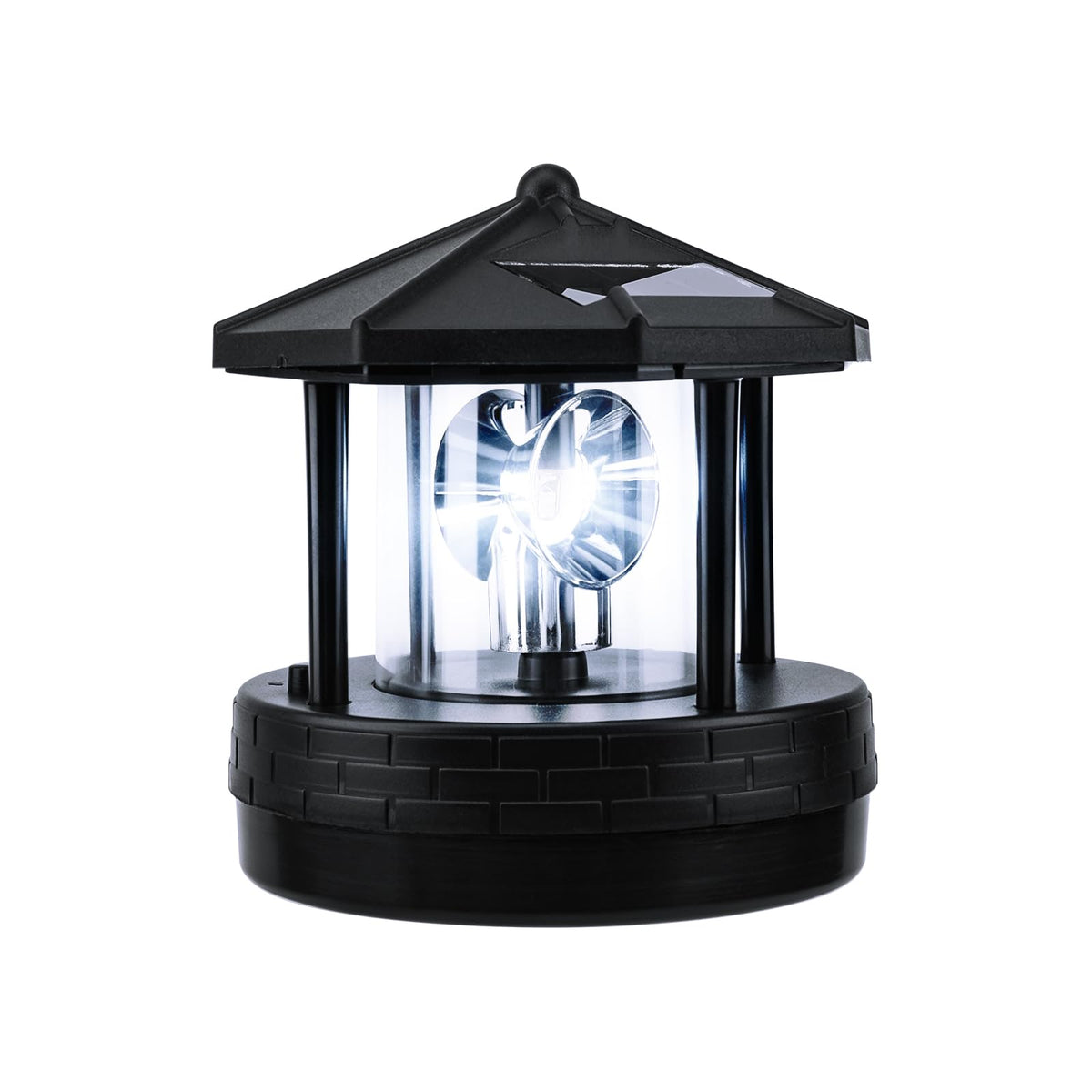 Solar Lighthouse Light with Rotating Beacon P12987