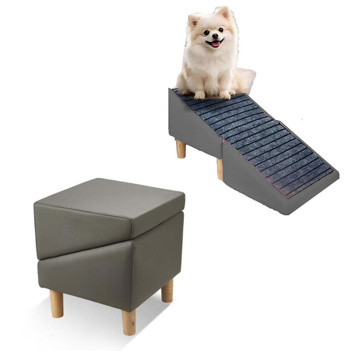 Foldable Pet Dog Ramp with Non-Slip Mat L9545