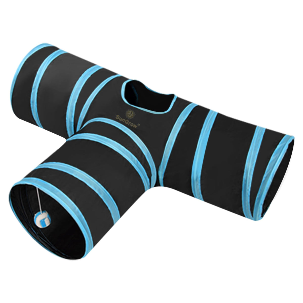 3-Way Ferret & Rabbit Tunnel with Peep Hole and Crinkle Ball E513