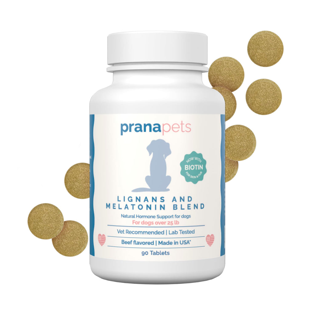Lignans & Melatonin with Biotin Blend for Dogs Over 25 lb I86412