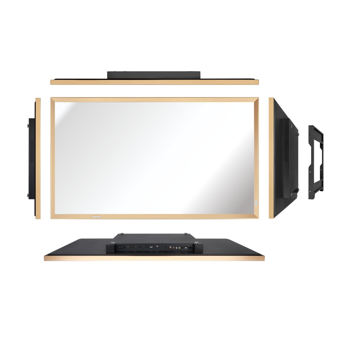 43-Inch Smart Mirror TV with Champagne Gold Aluminum Frame N19219
