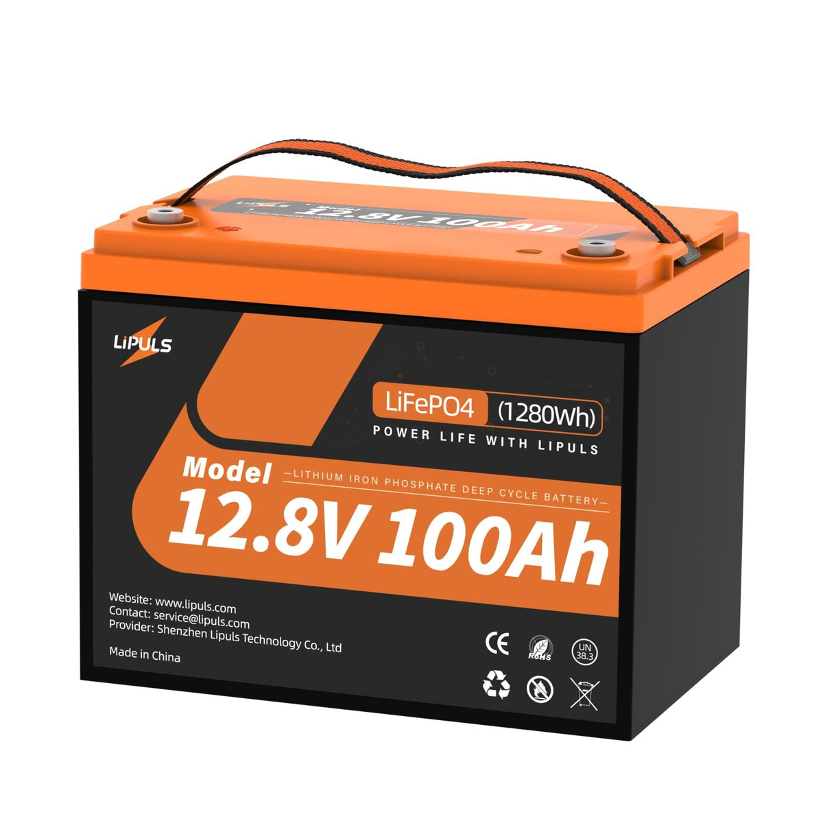 12.8V 100Ah LiFePO4 Deep Cycle Battery L38960