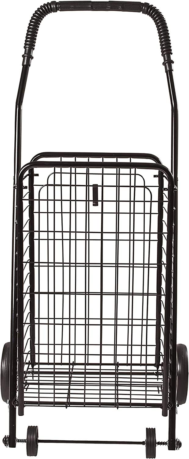 Black Foldable Utility Cart with Wheels S1541