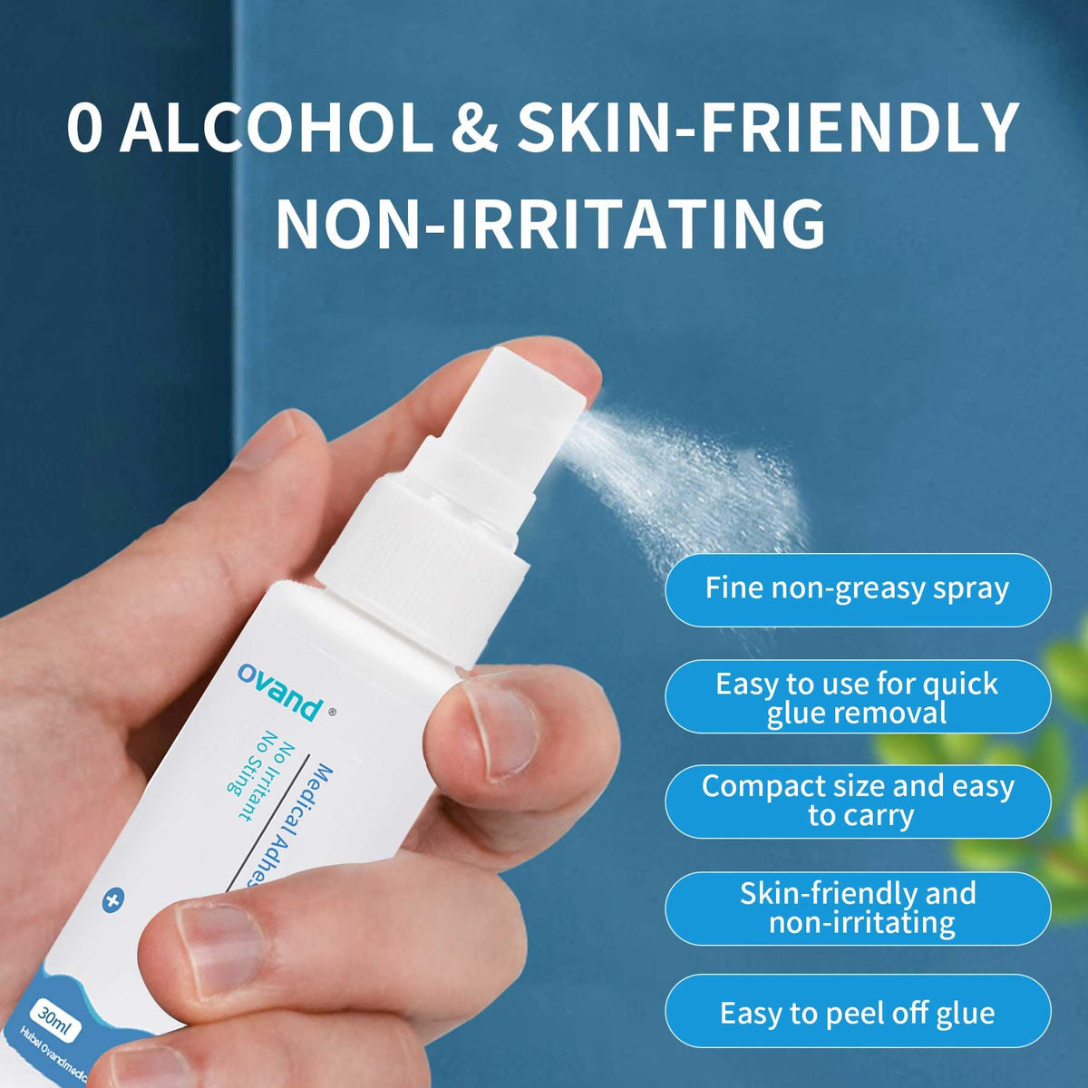 2oz Alcohol Free Sting Free Medical Adhesive Remover Spray U991629