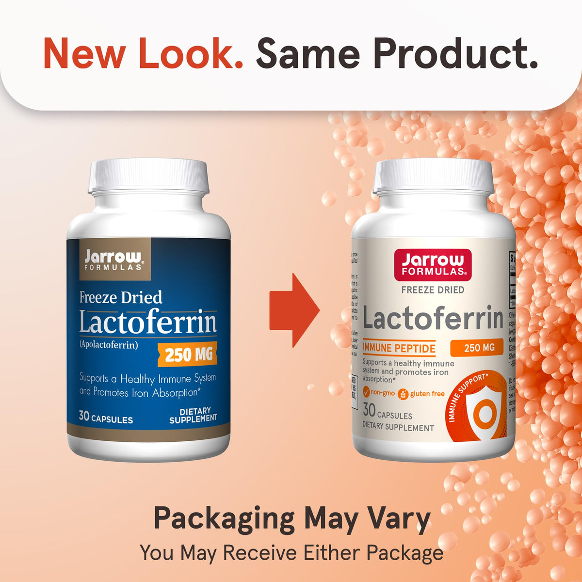Lactoferrin Supplements 250 mg 30 Capsules D542240