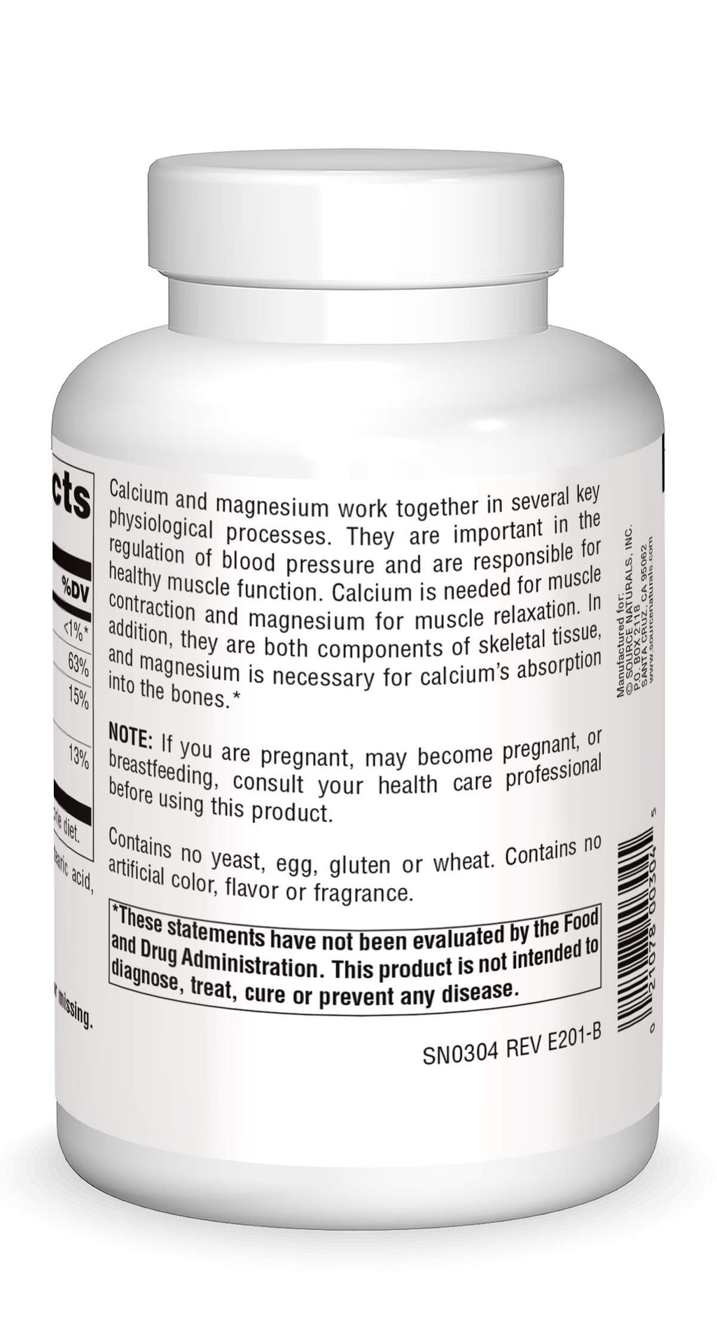 Calcium & Magnesium 300 MG 250 Tablets D647535