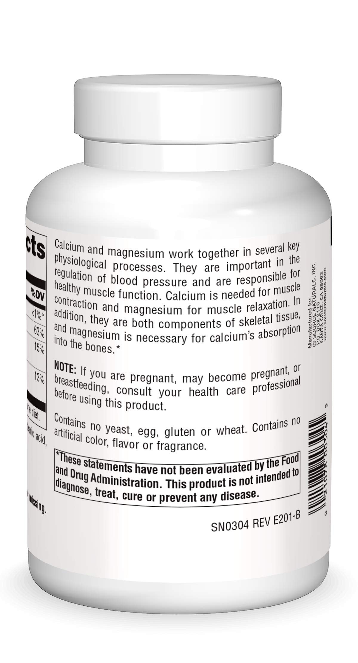Calcium & Magnesium 300 MG 250 Tablets D647535