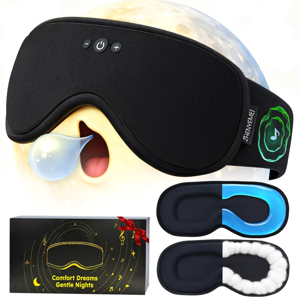 Bluetooth Sleep Mask with Hot & Cold Gel Insert R321