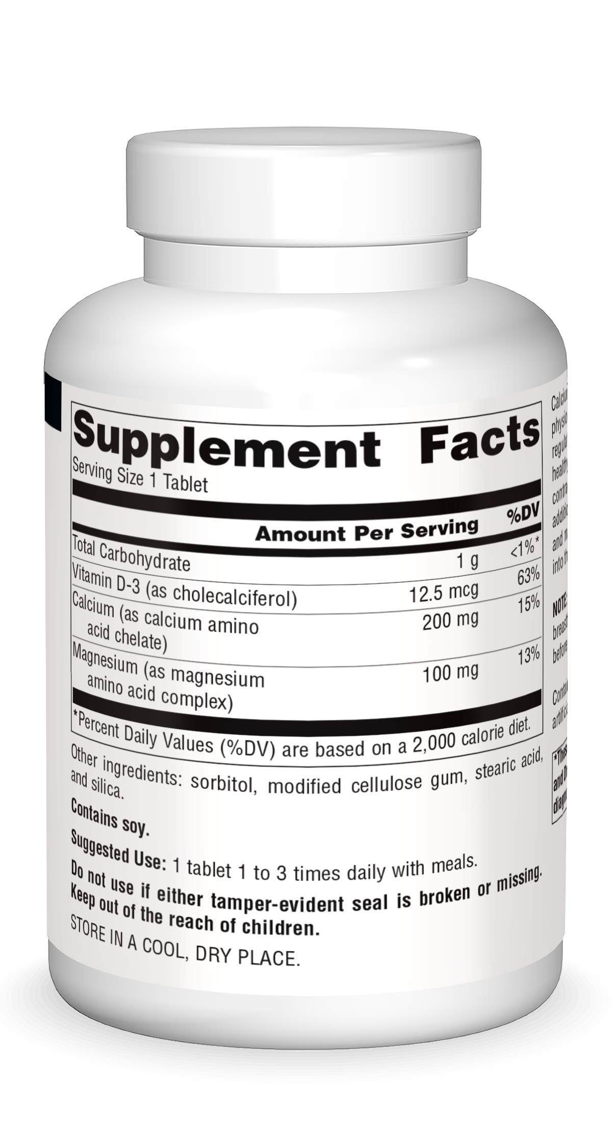 Calcium & Magnesium 300 MG 250 Tablets D647535